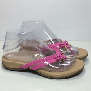 NWOT Vionic Bella X anniversary orthotic thong sandals women's size 6.5 EU 36.5